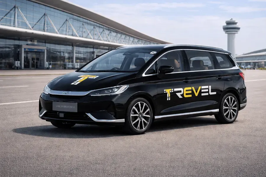 Trevel branded BYD e6 eMax 7 cab
